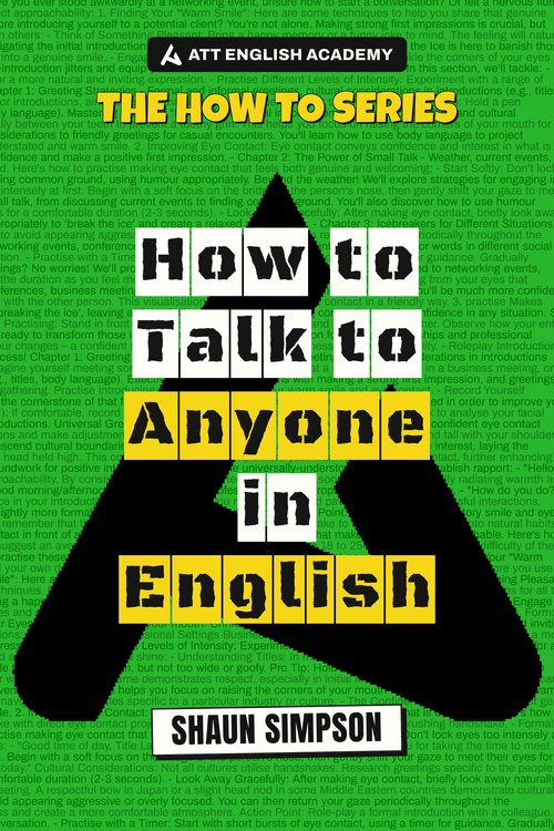 Book cover: How to Talk to Anyone in English by Shaun Simpson, The How To Series